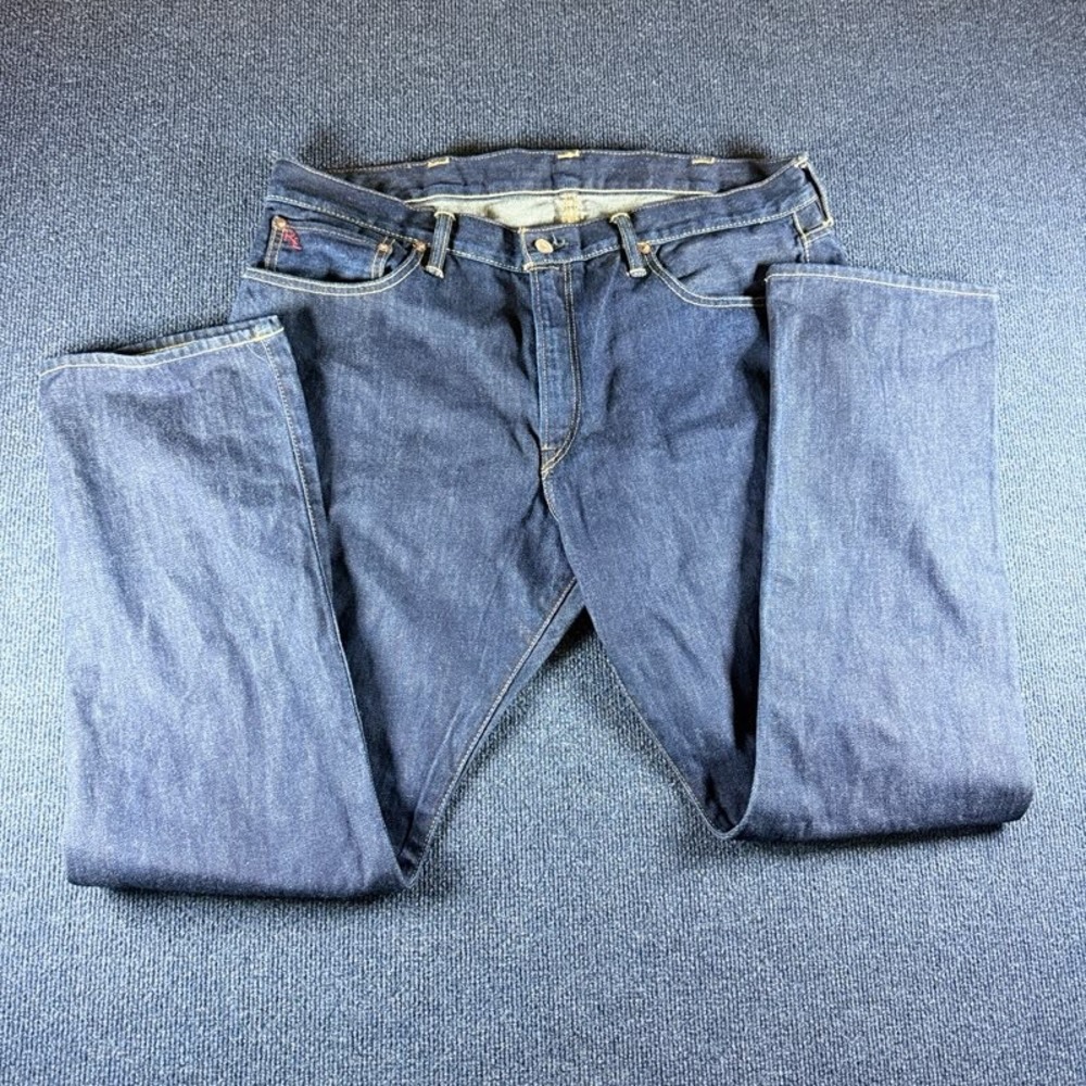 Polo Ralph Lauren Mens 38x30 Straight Leg Jeans Dark Wash Indigo Denim 710556358